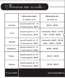 Horaires