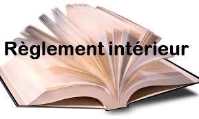 Réglement intérieur
